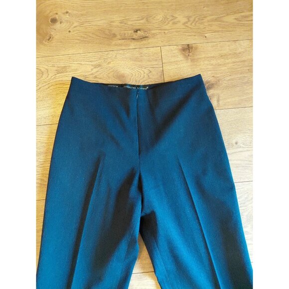 Fabrizio Gianni Stretch Denim Pants High Waist Straight Leg Blue Size 4 - Picture 2 of 8